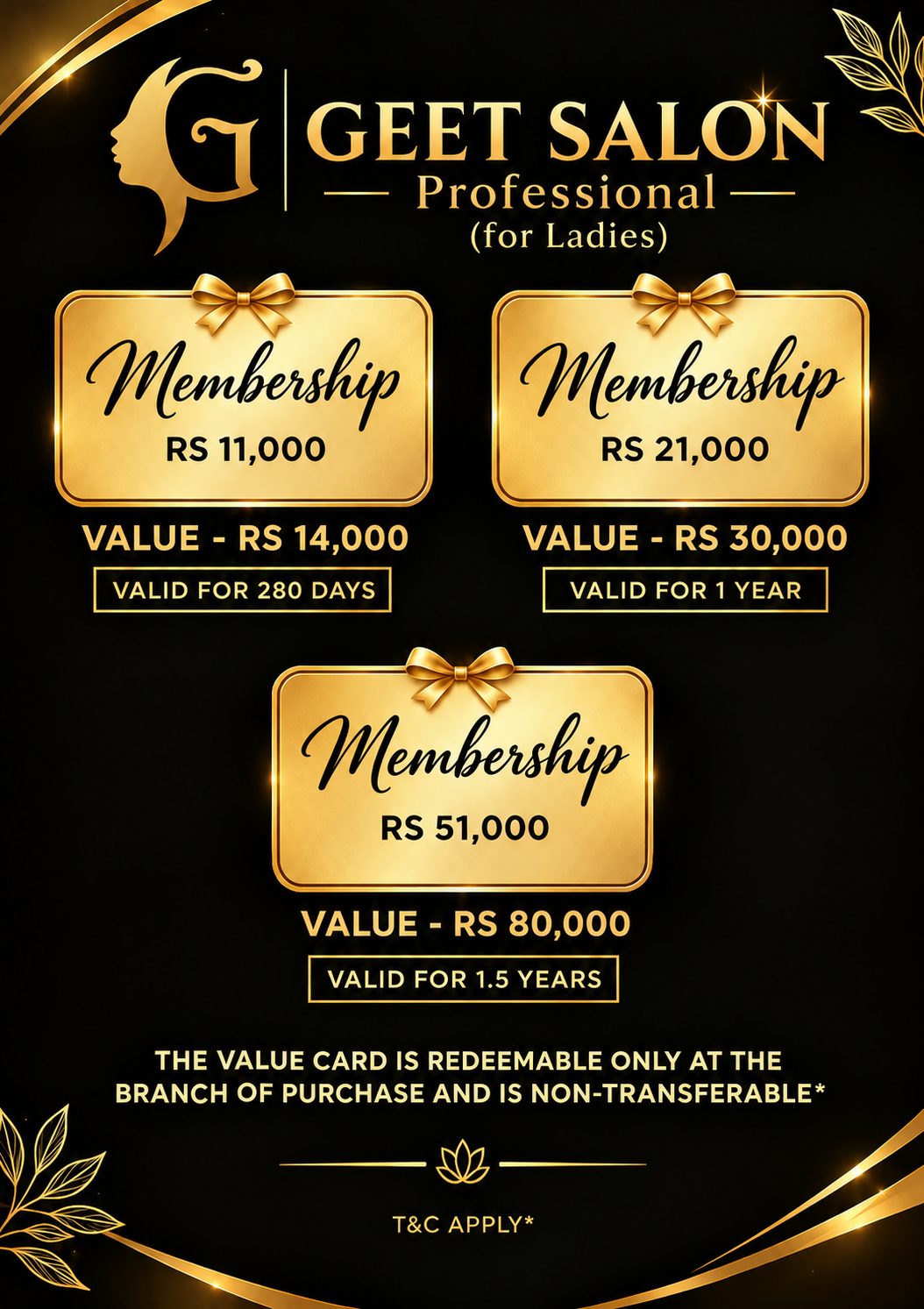 GEET SALON Professional ladies salon membership in Gaur City, Greater Noida